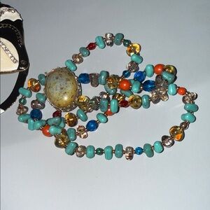 Lily Bloom Multicolor Beaded Bracelet